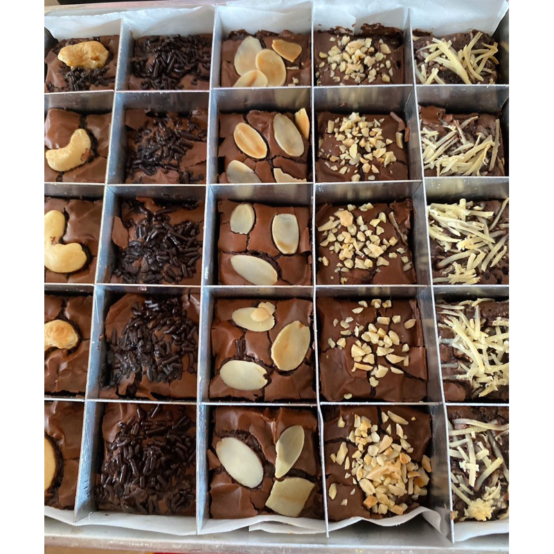 

brownies panggang ukuran loyang 20x20