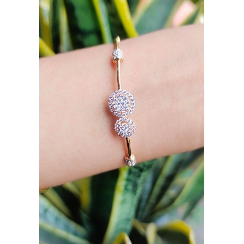 Gelang Bangle Ring Emas 6k
