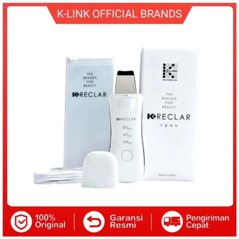 Reclar Setrika Wajah Treatment Water Peeling Galvanic Facial Alat Perawatan Kecantikan Wajah Portabl