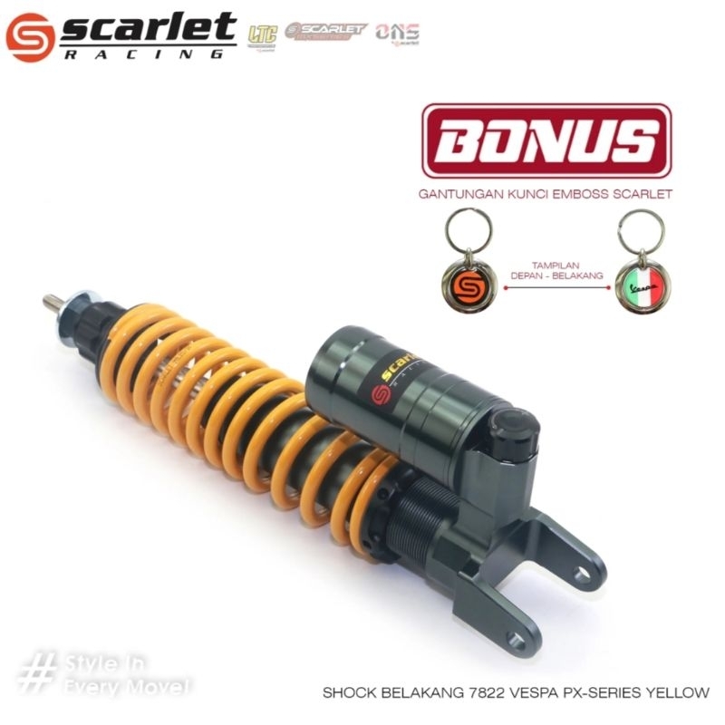 Shock Breaker Scarlet Vespa Px