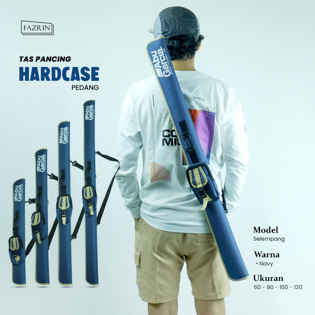 Tas Joran Pancing Rod HardCase Model Pedang Anti Air Ukuran 60-120 CM Tas Joran Pedang Abu Garci* Ha