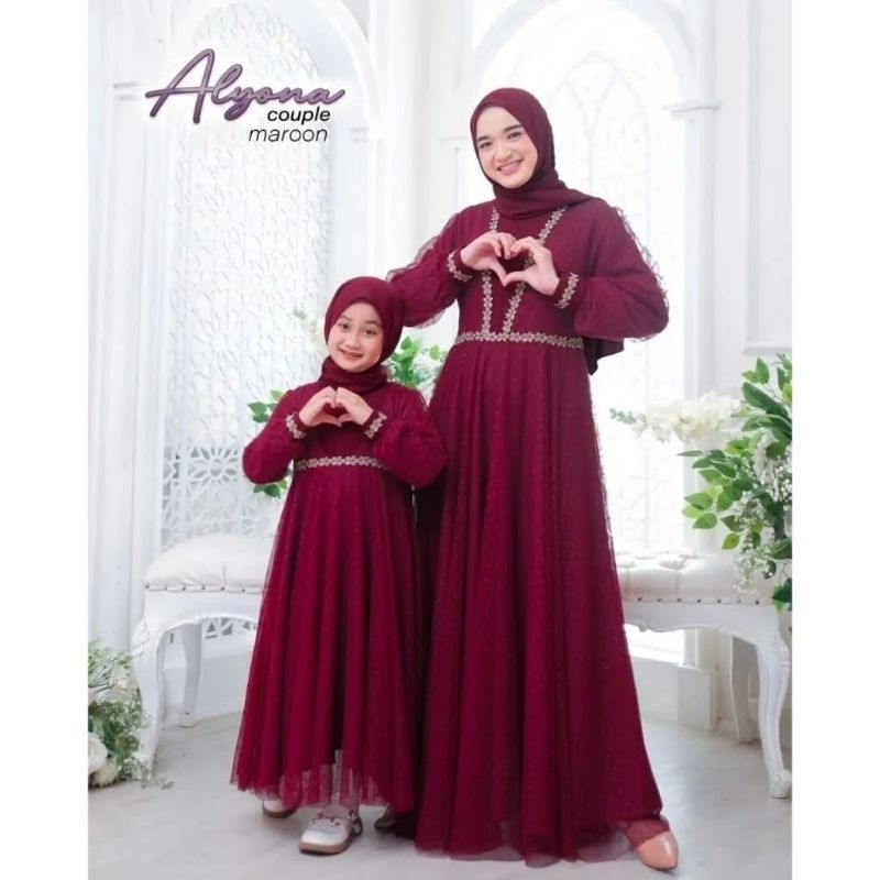 ALYONA COUPLE MOM AND KIDS//COUPLE IBU DAN ANAK TERBARU//FASHION COUPLE IBU ANAK TERBARU/TERMURAH/TERLARIS