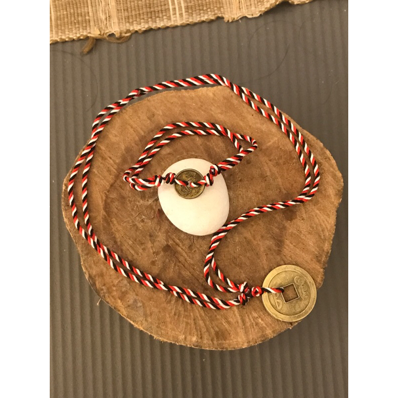 paket kalung gelang tridatu koin cina