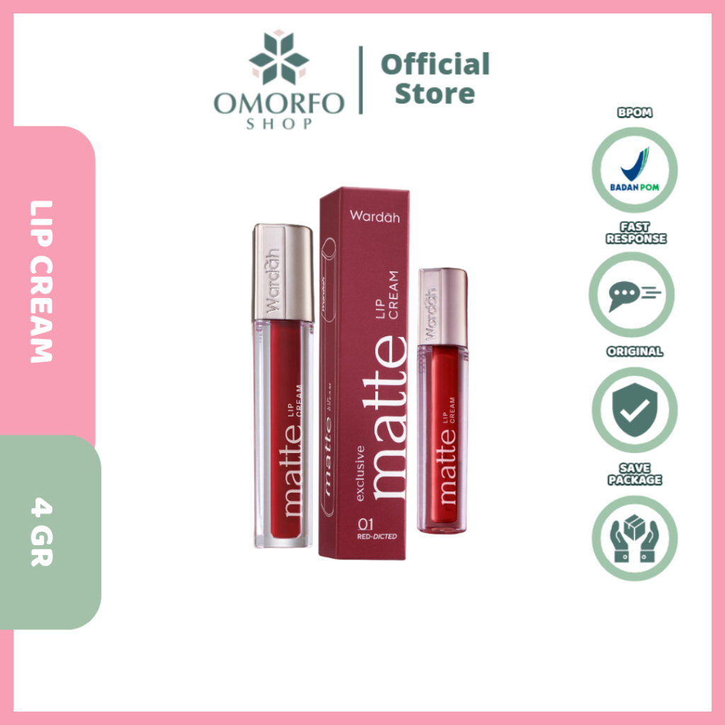 [Omorfo] Wardah Exclusive Matte Lip Cream