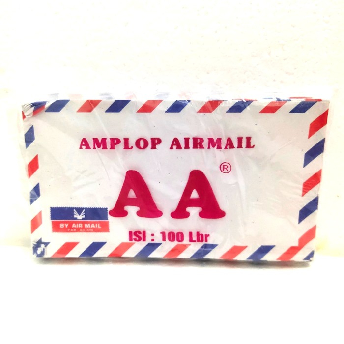 

amplop airmail AA 100 lembar