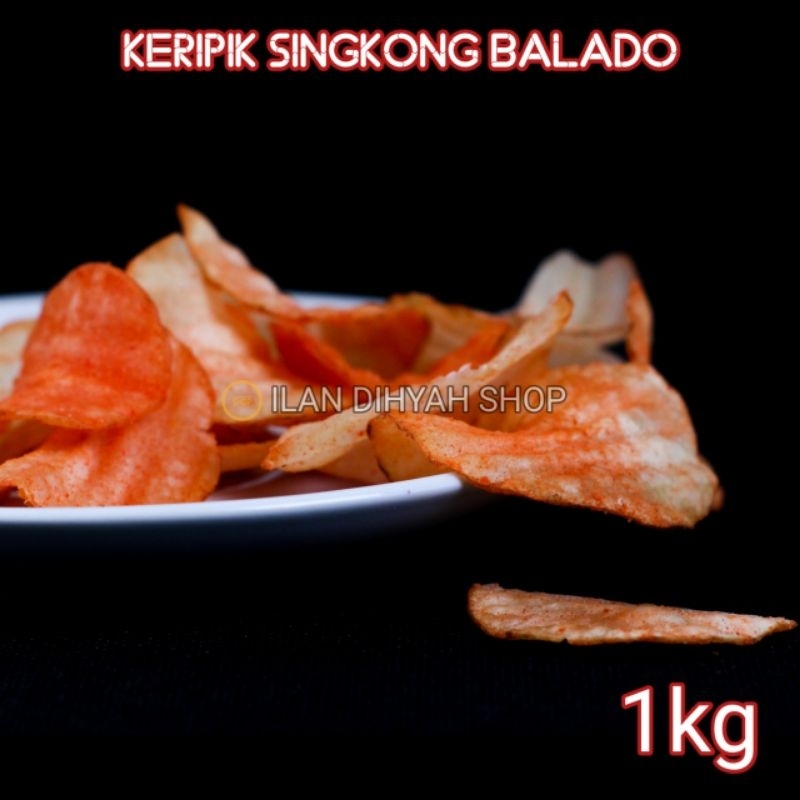 

ILAN DIHYAH SHOP - Keripik singkong balado 1kg