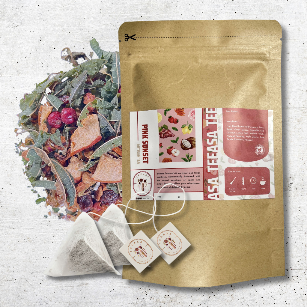 

TeeAsa Teh - Pink Sunset - Artisan Tea In Ziplock Bag