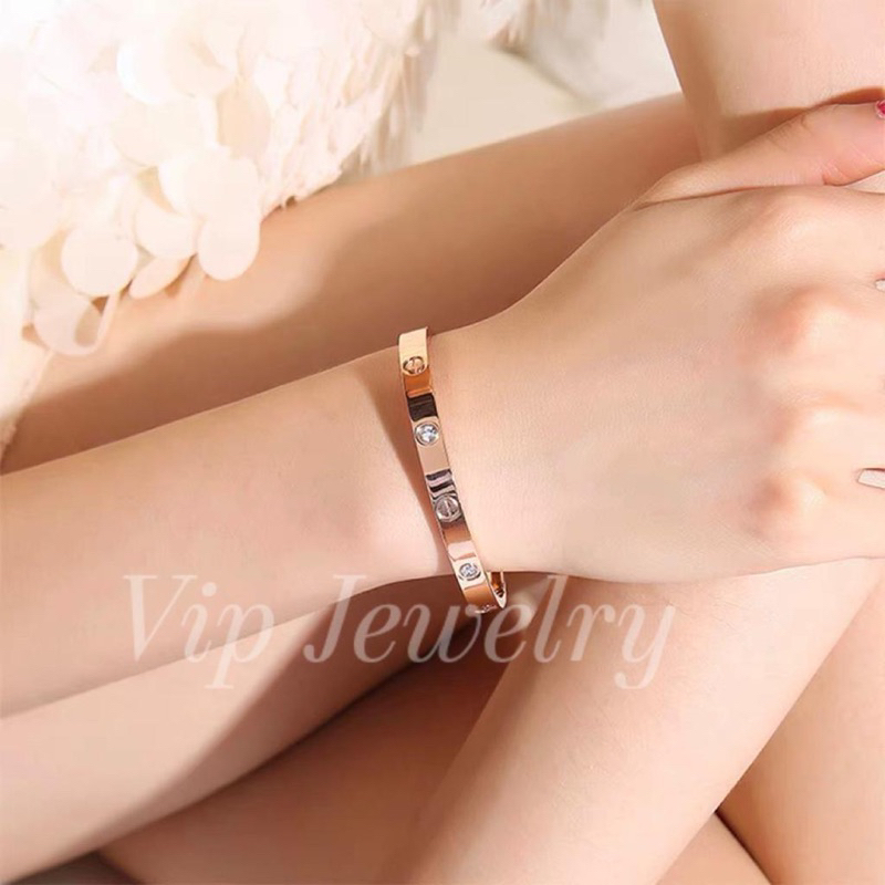 Gelang Nagita Lebar MATA/ POLOS Titanium