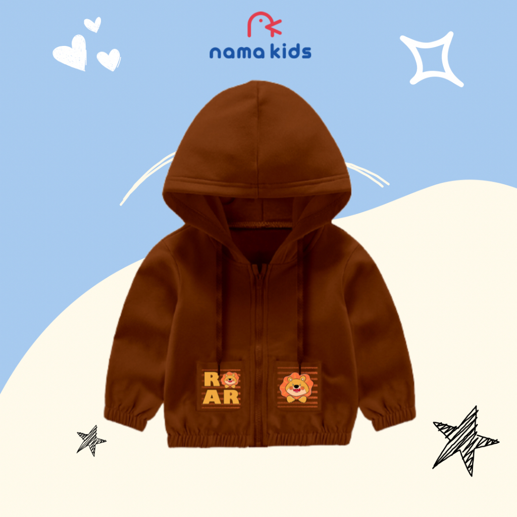HOT DEALS JAKET ANAK JACKET ZIPPER POCKET ANAK BAYI SWEATER ANAK SABLON KARAKTER HEWAN ANIMAL