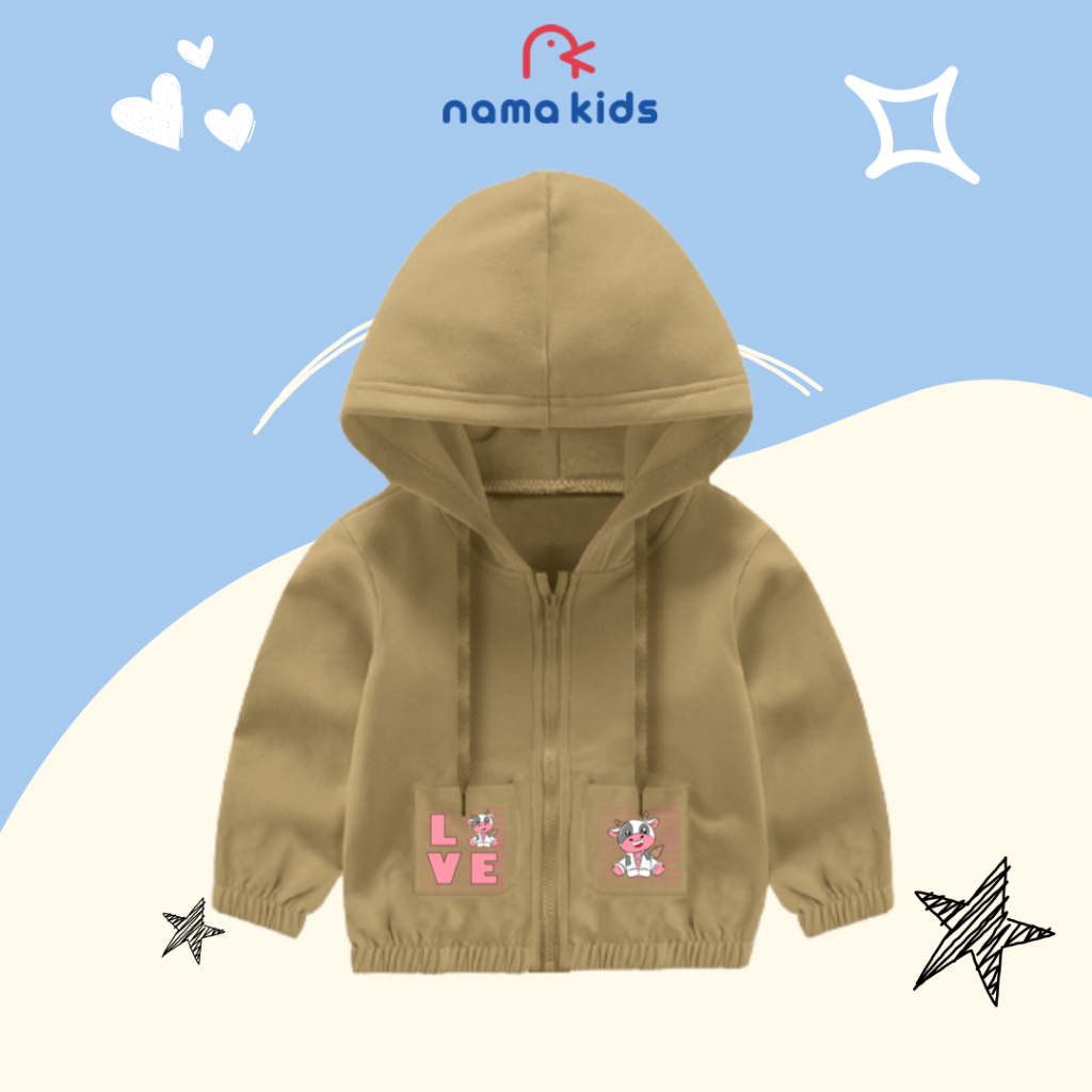 new deals jaket anak jacket zipper pocket anak bayi sweater anak sablon karakter hewan animal