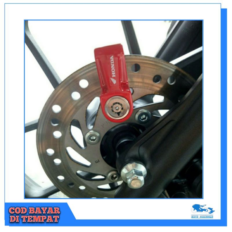 Kunci Gembok Cakram Motor Anti Maling Astra Honda