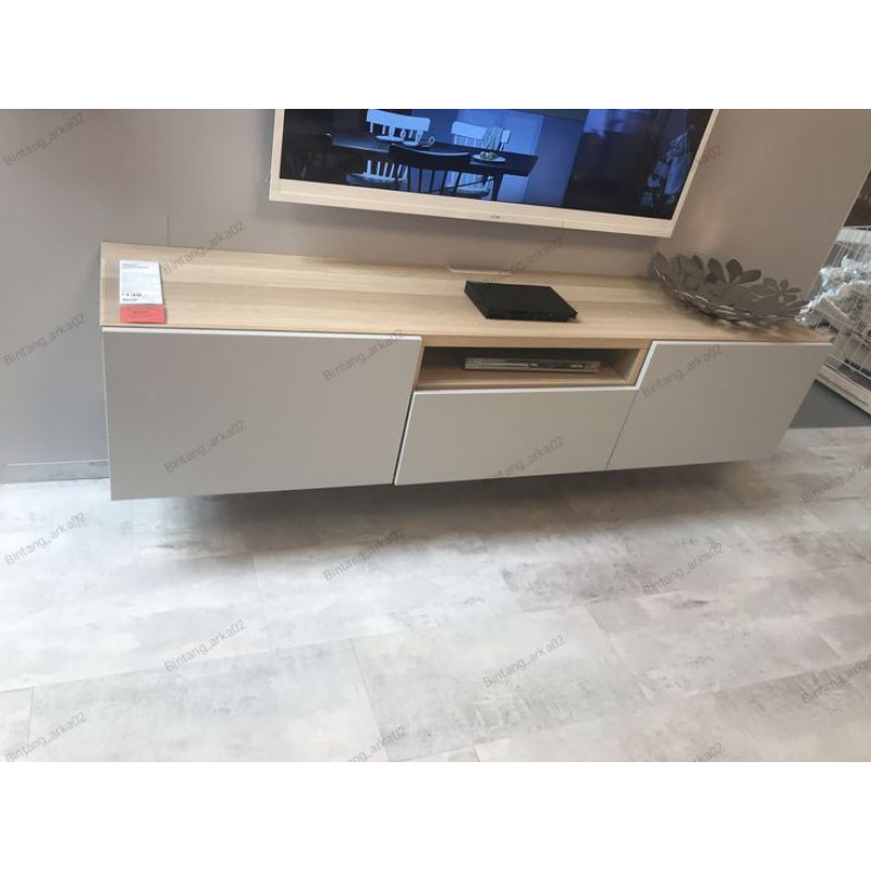 Rak tv meja tv minimalis gantung uk140*30*30