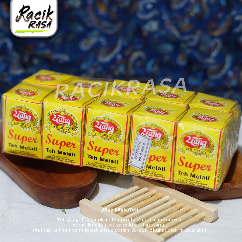 

RACIK RASA |[ SLOP ] TEH 2TANG SUPER MELATI KUNING 40 GRAM SLOP HARUM BUBUK TEH TRADISIONAL SOLO SLAWI PEKALONGAN JAWA