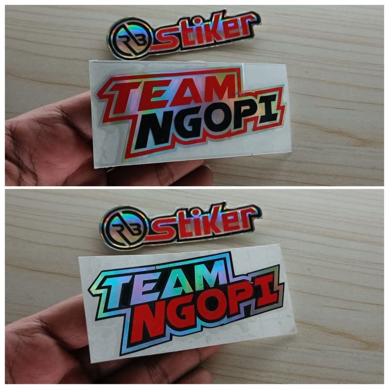 STIKER TEAM NGOPI CUTTING