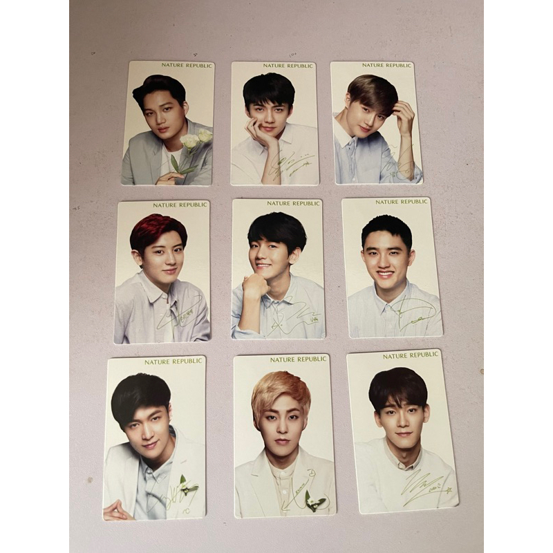 PHOTOCARD EXO x NATREP OFFICIAL GOOD CONDI LAST STOCK
