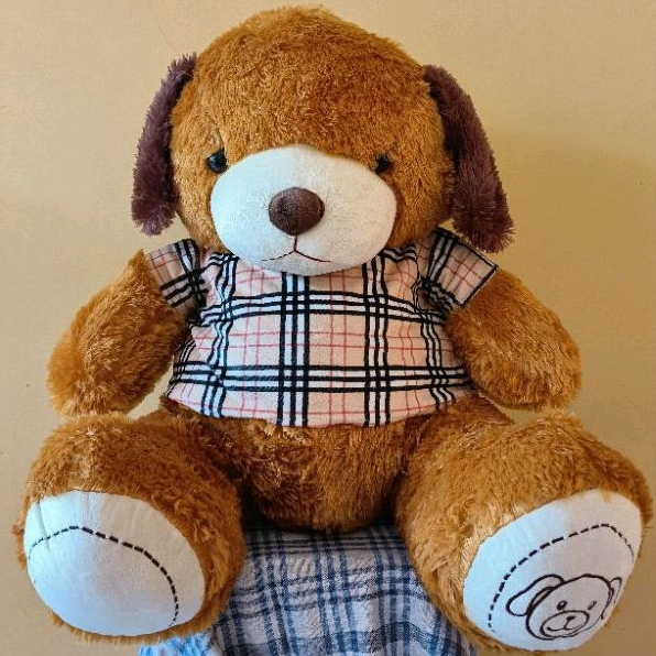 boneka ANJING JUMBO 70cm (FREE BUNGKUS KADO)