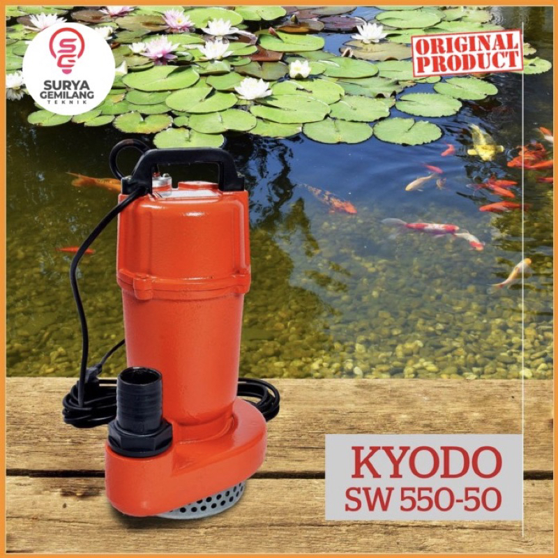 Pompa Celup Kolam Ikan Koi Kyodo SW 550-50 Submersible Air Bersih