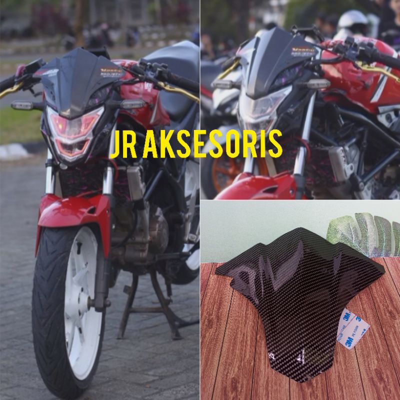 VISOR CUSTOM CB 150R MODEL BARU