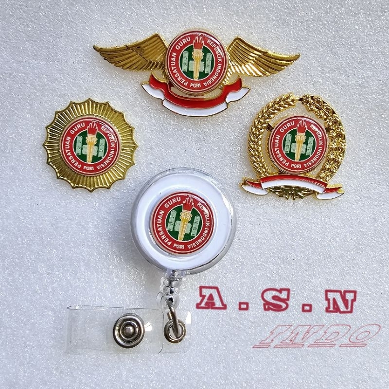 Pin Logo PGRI Yoyo Id Card PGRI Lencana PGRI