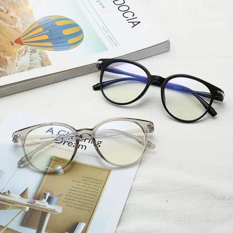 Kaca Mata anti radiasi // Kaca mata stylish // Kaca mata wanita korea // Kaca mata  wanita pria fram
