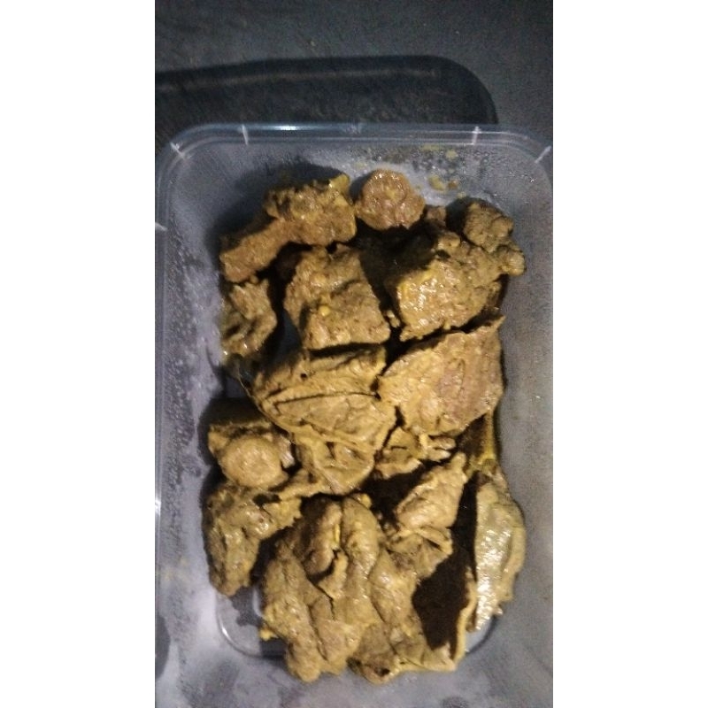 

Paru ungkep tinggal goreng berat 250gr