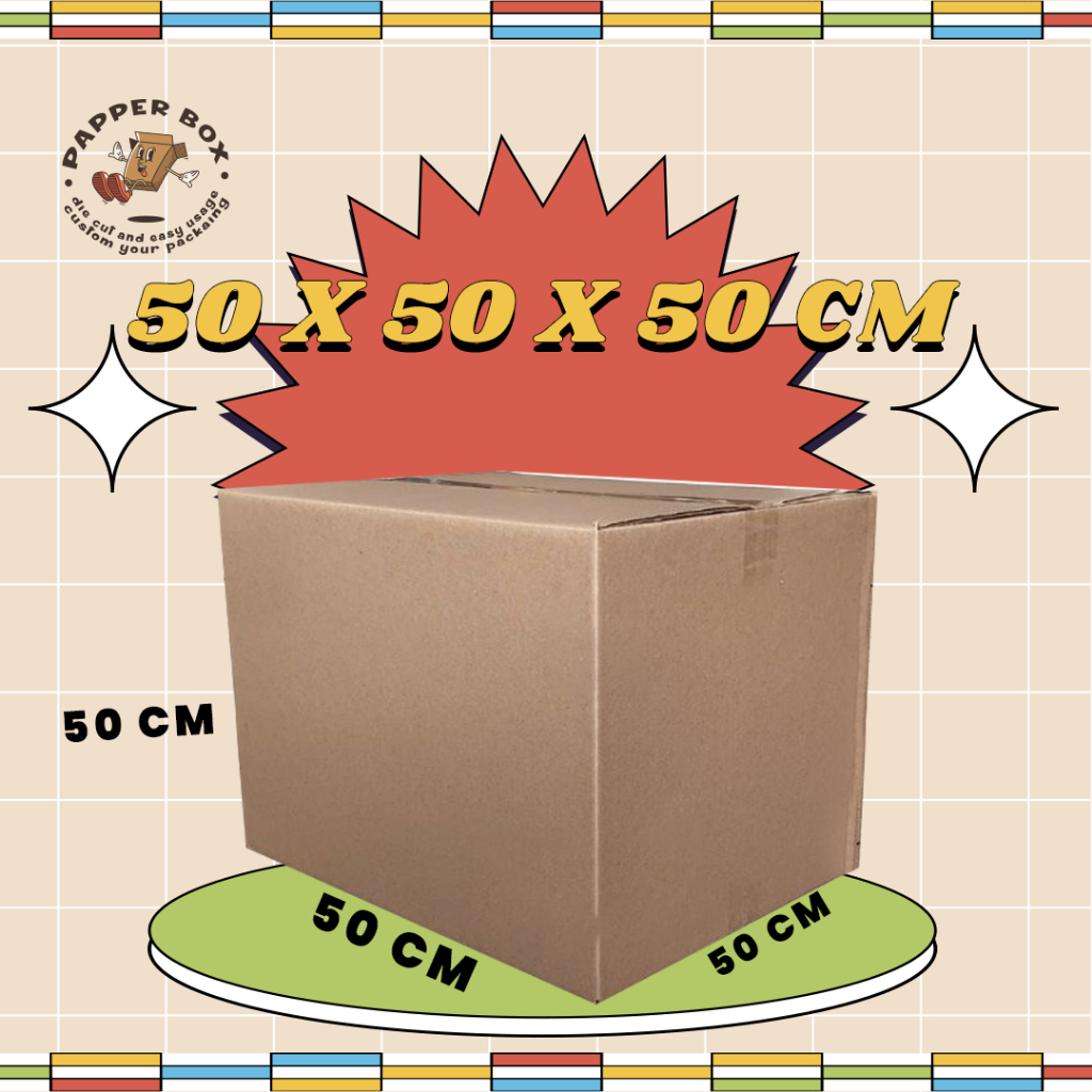 

KARDUS PACKING/KARDUS PINDAHAN/BOX BESAR UK 50X50X50