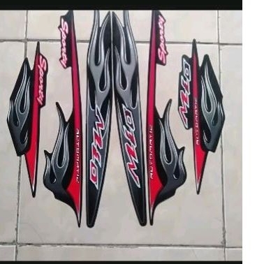 Striping lis mio sporty hitam api 2006