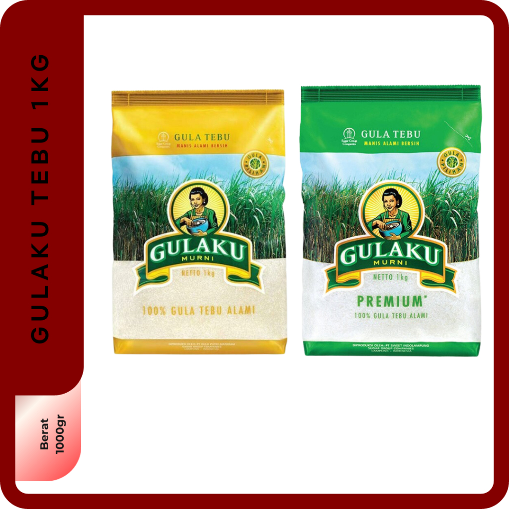 

Gulaku Premium 1kg | Gula Pasir Gulaku | Gula Tebu Kuning | Gulaku Hijau 1kg