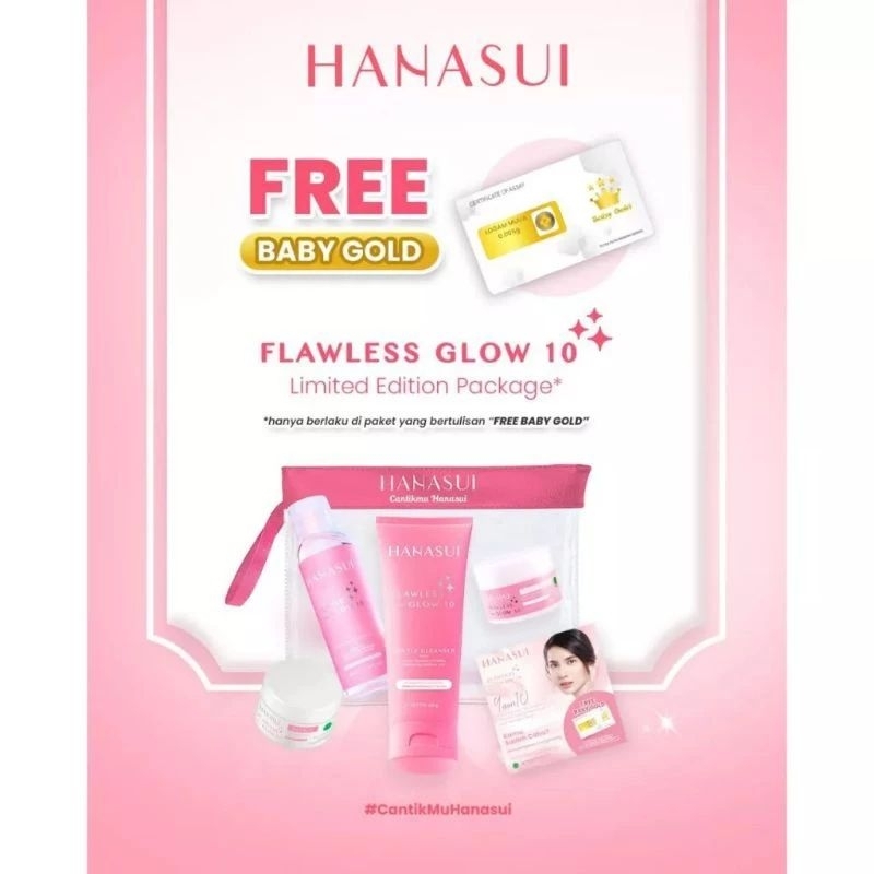 Flawles Hanasui cream free baby Gold