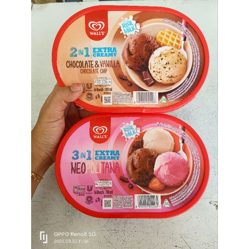 

Eskrim walls 700 ml PROMO!! KHUSUS INSTAN