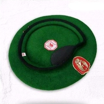 baret hijau suad + emblem ekapaksi
