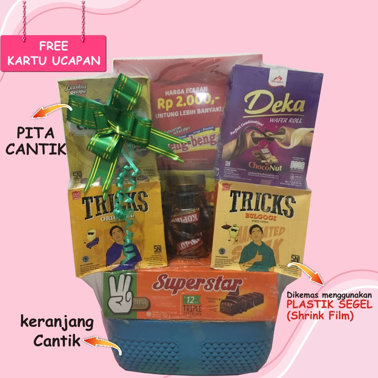 

(KODE-B) PARCEL LEBARAN IDUL FITRI HARI RAYA NATAL IMLEK PINDAHAN BINGKISAN HAMPERS ULANG TAHUN GURU IBU SAUDARA