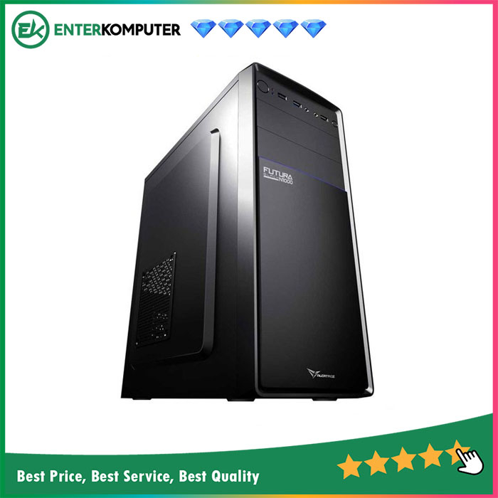 Powerlogic Futura Black N1000/N2000 - 450W - Casing PC