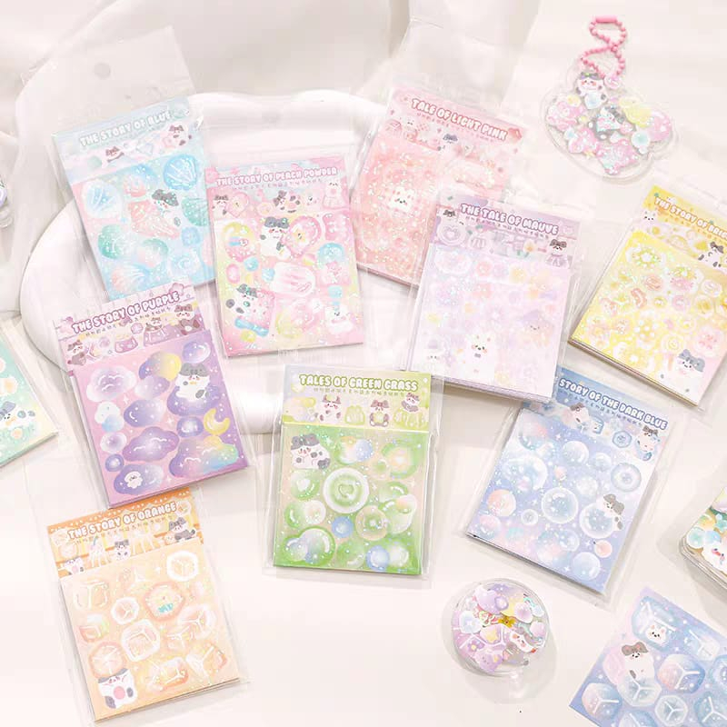 

[WindHeart] 10 pcs stickers pack Elemental story series sticker pack