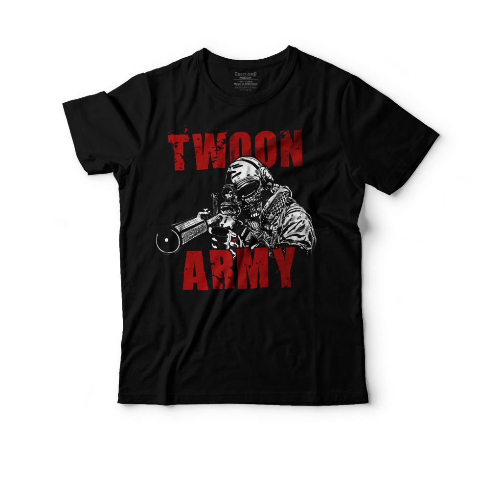 Komara store - Kaos Twoon Army Cotton Combet 24s Terbaru Anti Menerawang Dan Tebal.