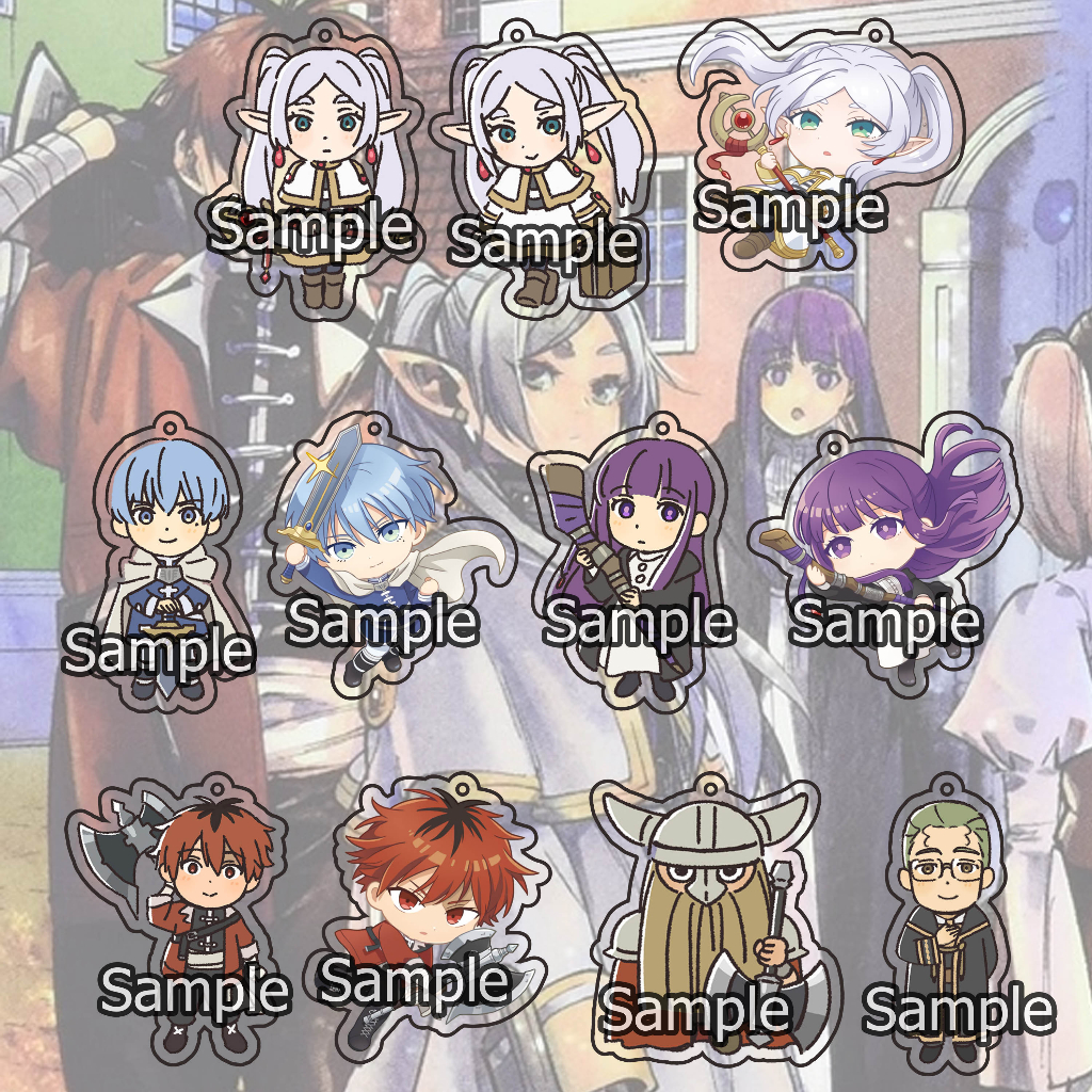 Gantungan Kunci Anime Sousou no Frieren - Frieren: Beyond Journey's End - Ganci - Key Chain - Souven