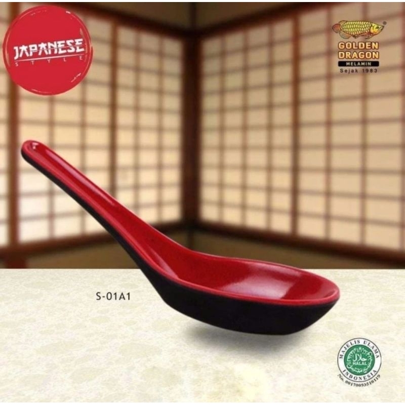 Sendok Bebek Melamine Golden Dragon | Sendok Bubur Sup Kuah Melamin