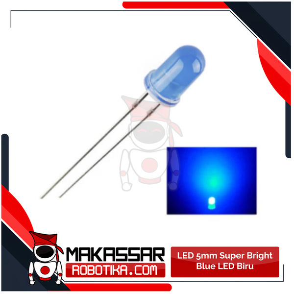 LED 5mm Super Bright Blue LED Biru