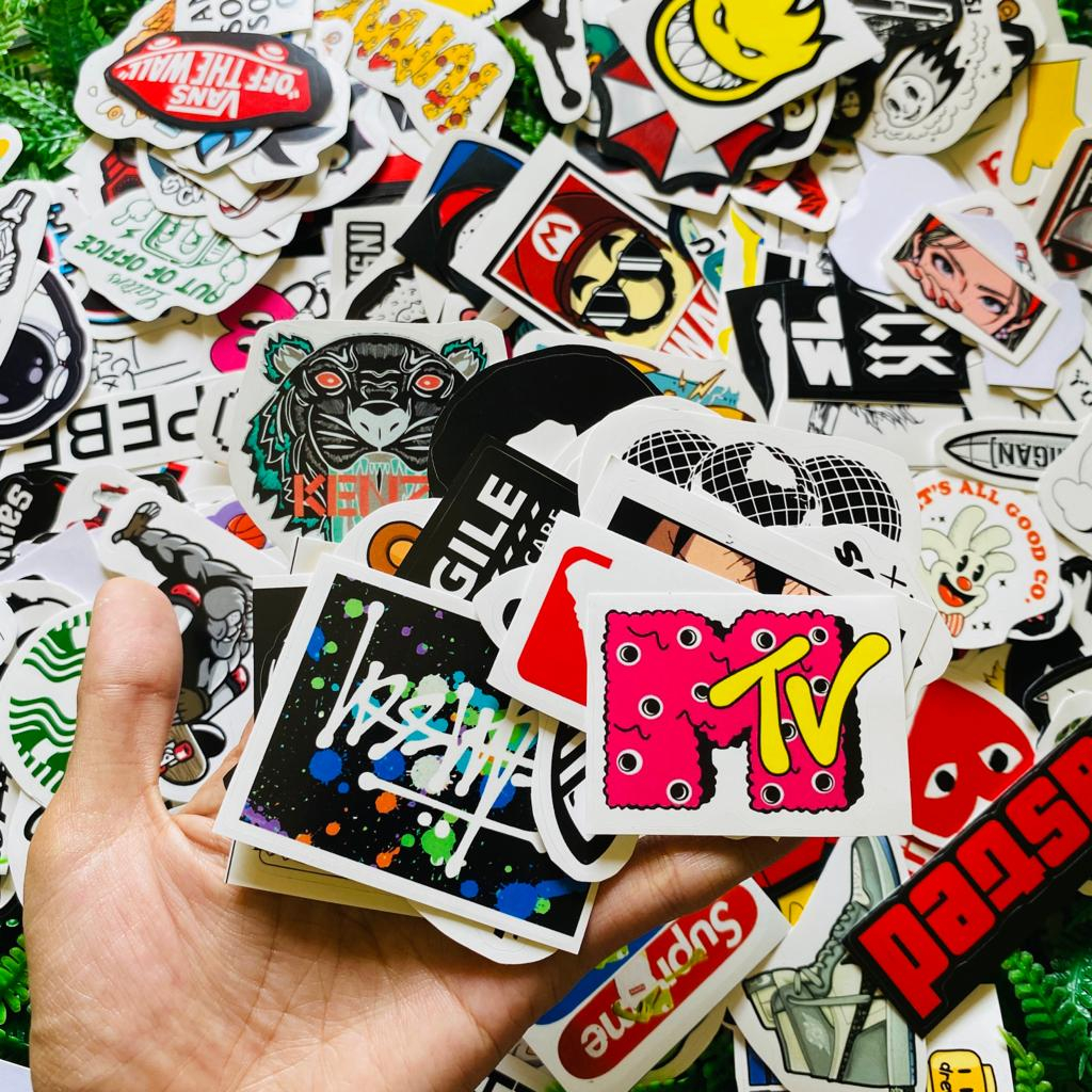 Stiker Logo Hypebeast Graffiti Sticker Vinyl Laptop Waterproof DIY HP Motor Helm Mobil Ipad Tablet