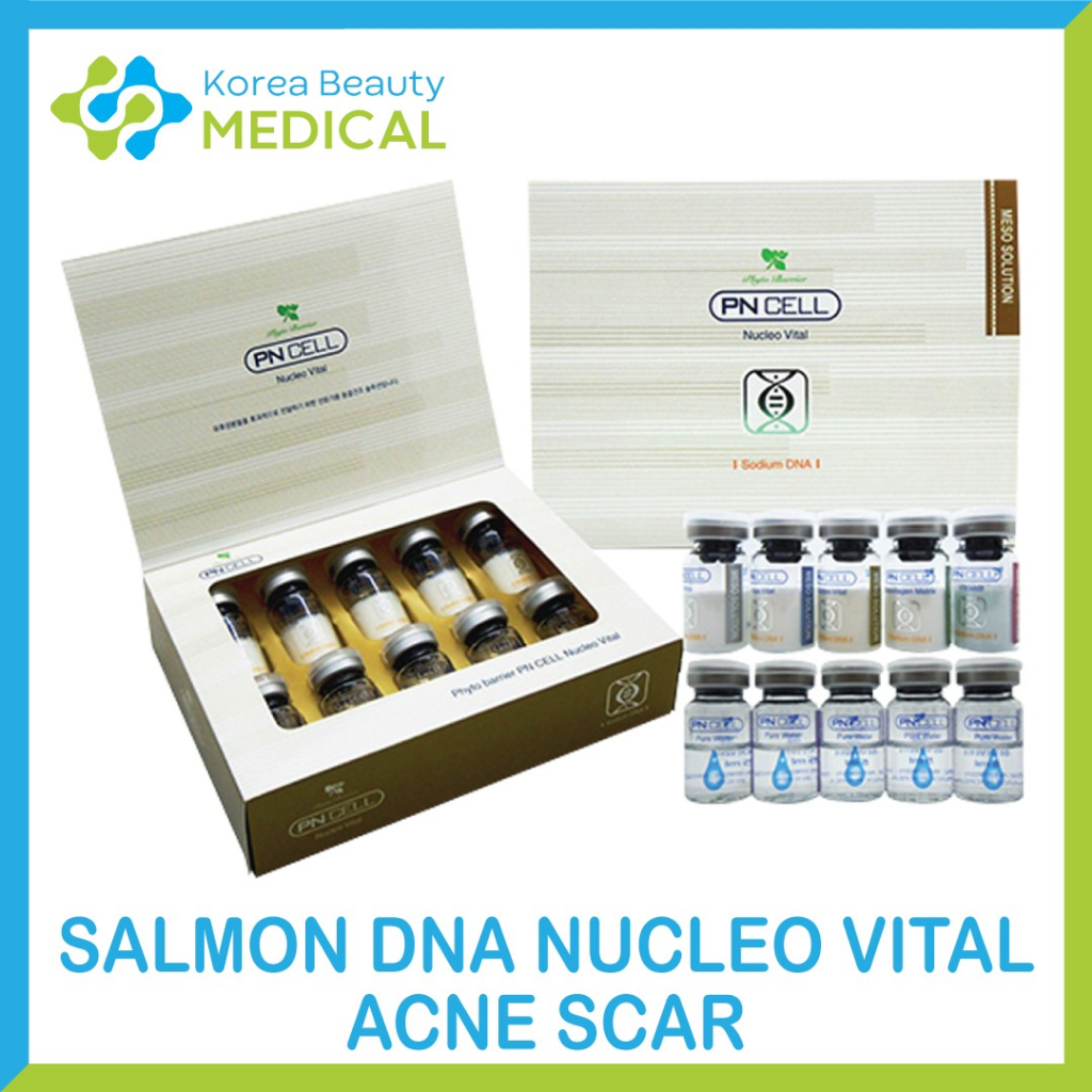 Br pharm salmon dna |  acne scar| nucleo vital | bopeng bks jerawat