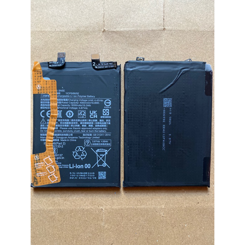 BATERAI BATRE BATTERY BN5E XIAOMI REDMI NOTE 11 PRO ORIGINAL COPOTAN