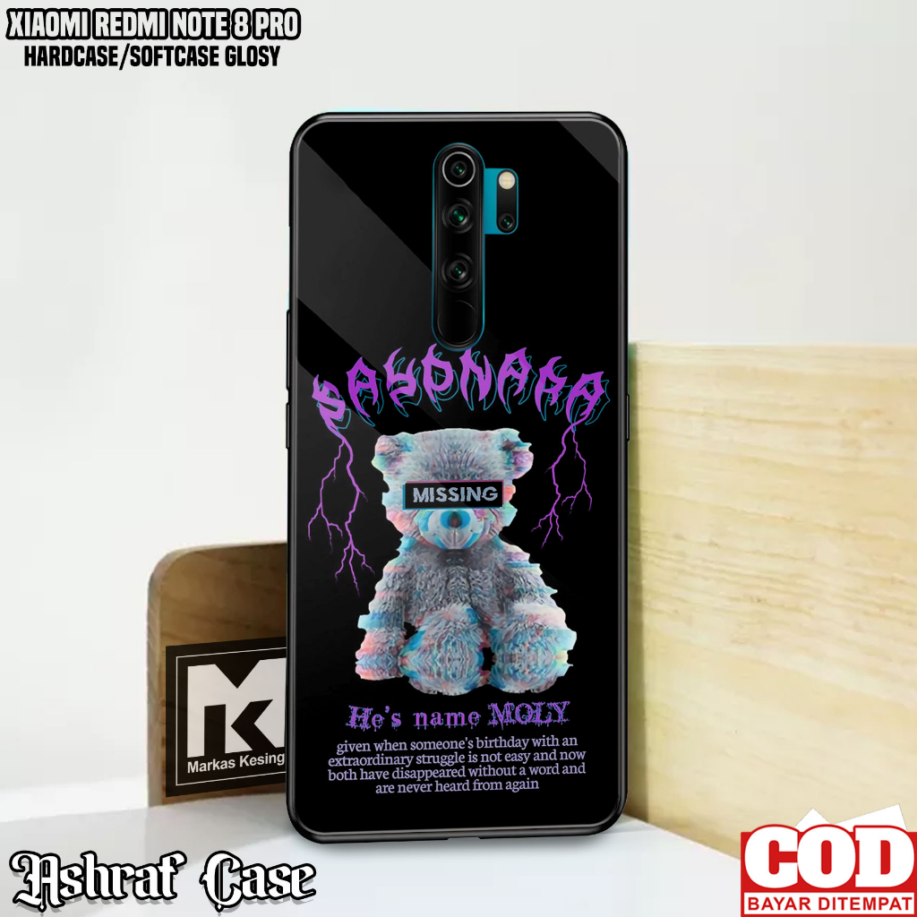 Case Xiaomi Redmi Note 8 Pro - Casing Xiaomi Redmi Note 8 Pro ( BNK ) Softcase Glass - Silikon Xiaom