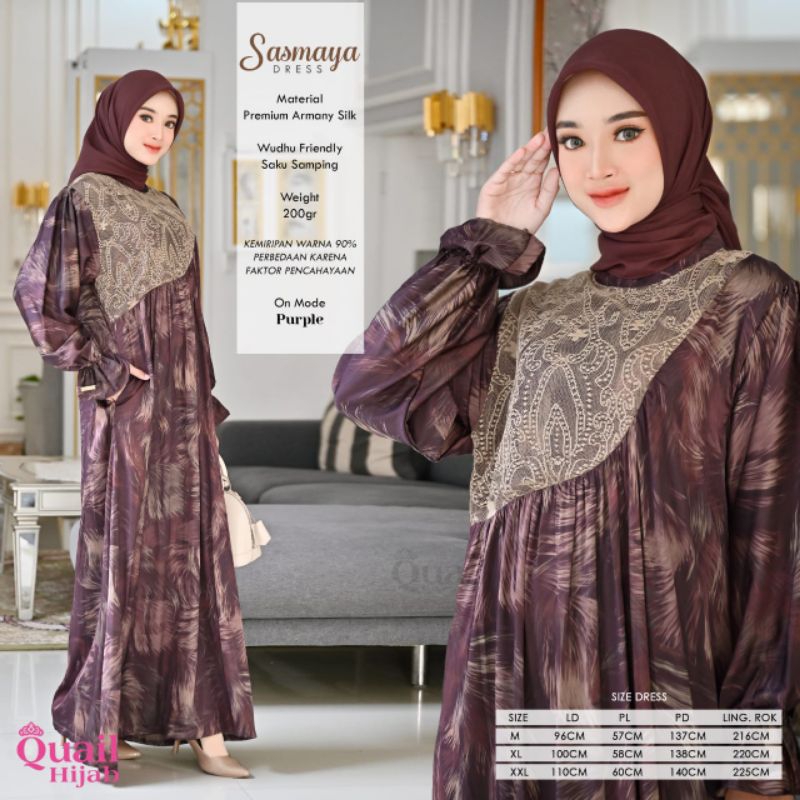Sasmaya Gamis QuaiL Hijab
