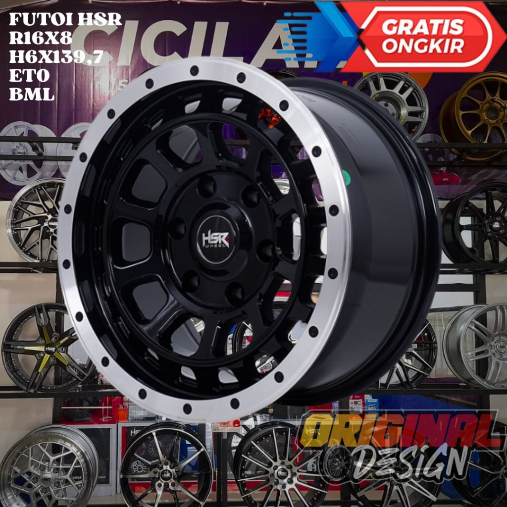 Velg Mobil DMAX , RANGER , PANTHER , TERRANO , HSR FUTOI Ring 16 R16