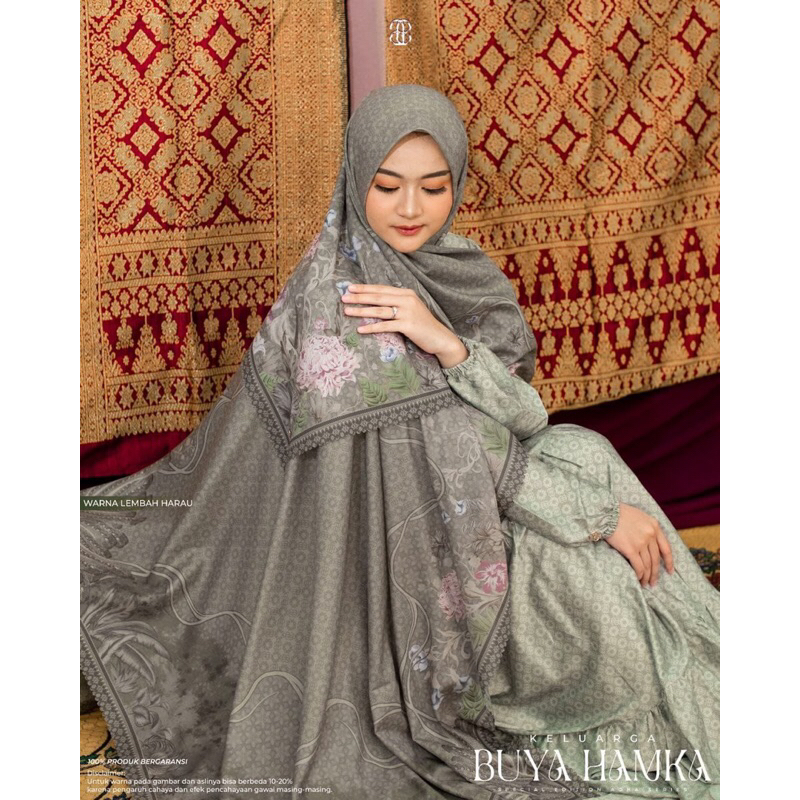 Voal Scarf Buya Hamka Segi Empat Dengan Motif Eklusif by Puan Indonesia