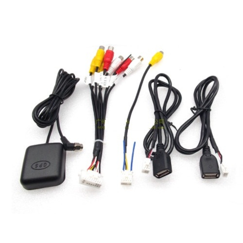 Soket Kabel Port USB RCA Kamera Antena GPS Headunit Android