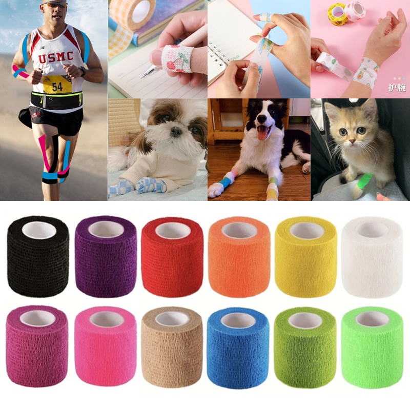 COD Finger Tape Wrist Tape Wrist Taping Perban Jari Lengan Sport Tape Warna Warni G