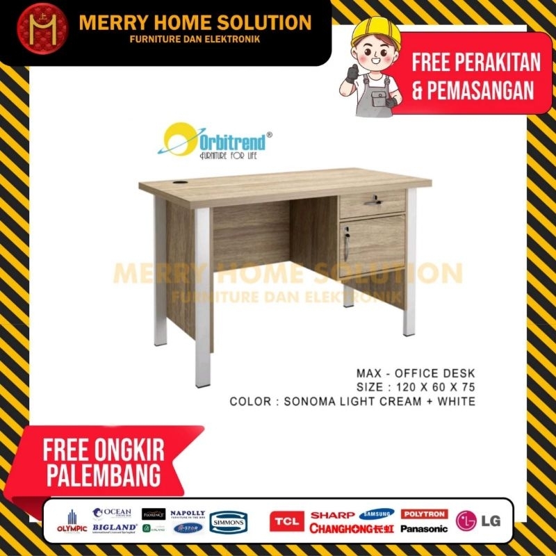 meja tulis meja belajar 1/2 biro max meja kaki besi orbitrennd