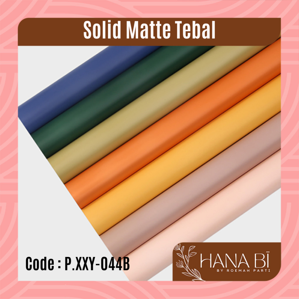 

20 Lembar Cellophane Solid Matte Tebal Sinowrap Ori Kertas Buket Bunga Korean Tebal Waterproof