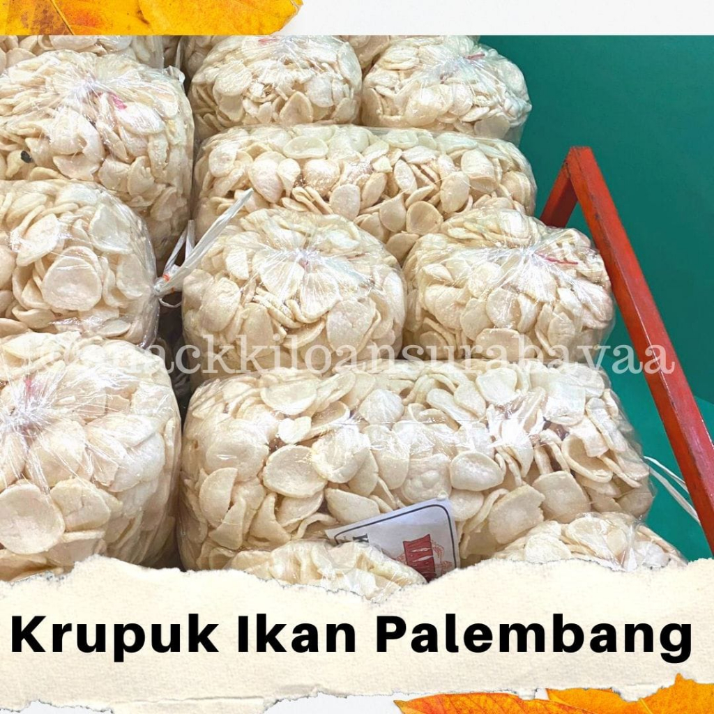 

Krupuk Ikan Palembang 1 BALL ( 2,5KG )/ Krupuk Ikan Gurih/ Snack Kiloan Murah/ Mak E Dor